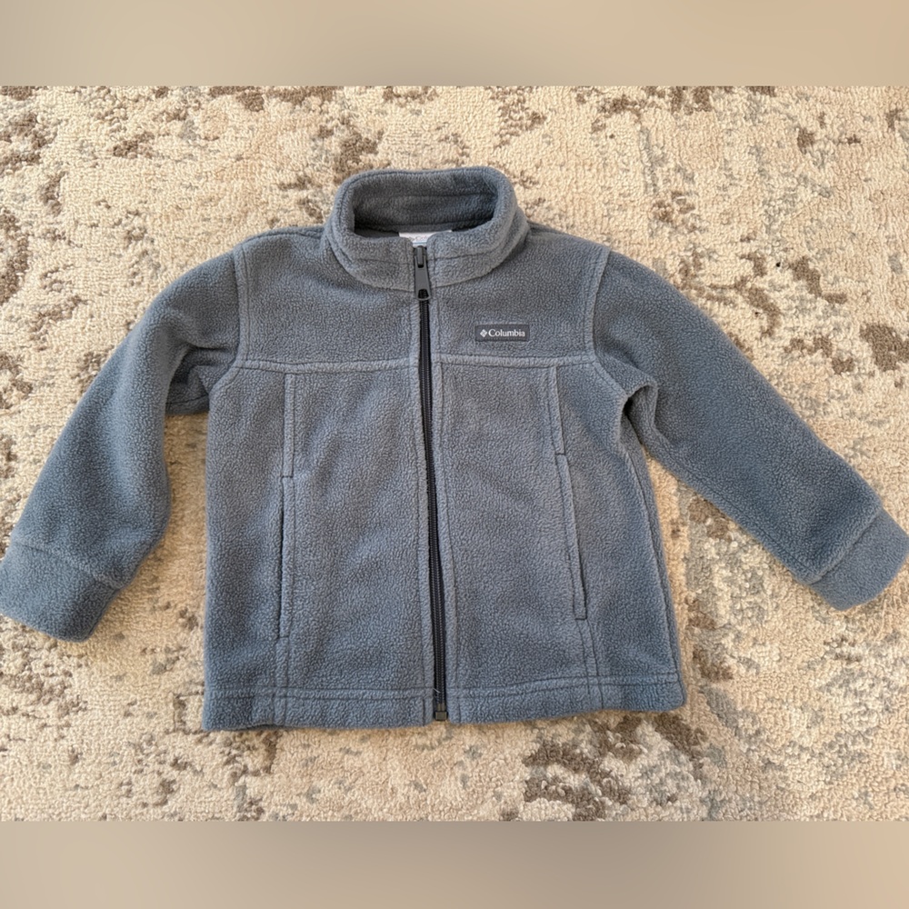 Columbia Gray Fleece Jacket kids size 2T